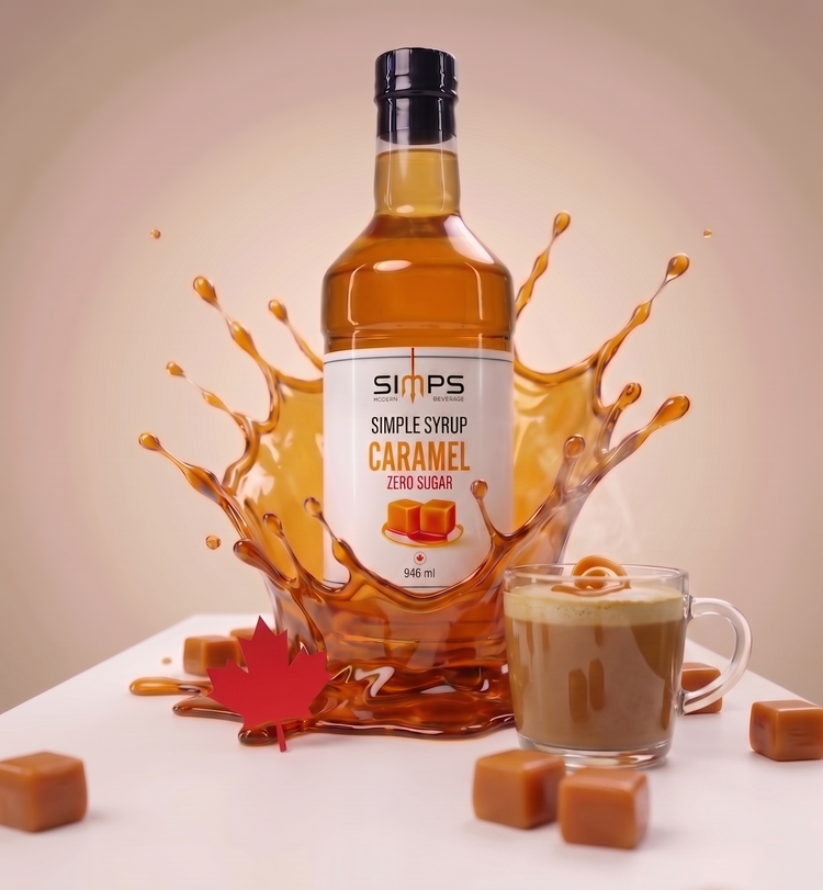 Sirop Simps - Caramel Zéro Sucre (946ml)