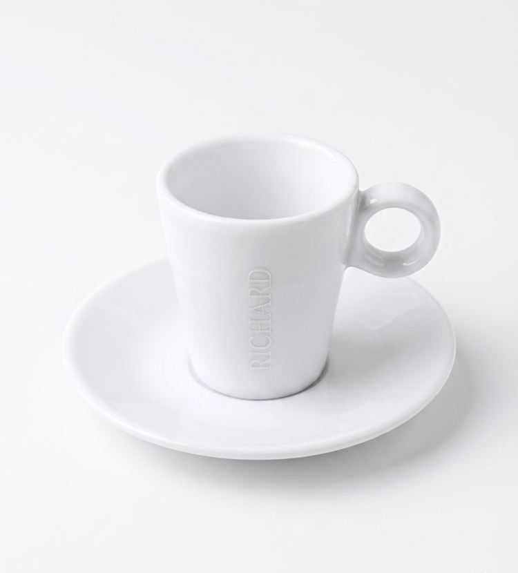 Tasses Espresso Café Richard Slim Blanches (Boîte de 6)