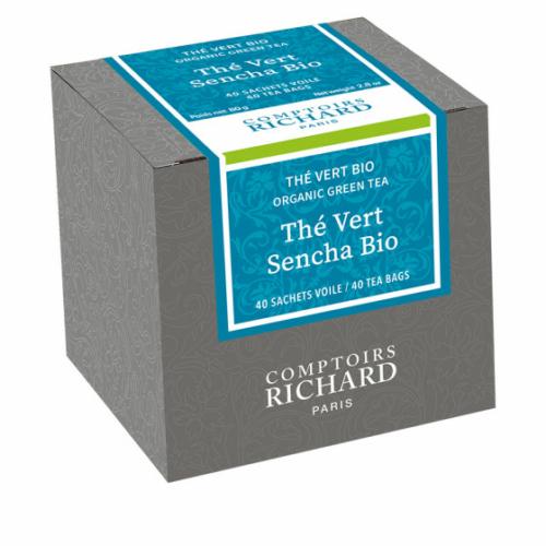 Thé Comptoir Richard - Thé vert Sencha Bio (40 sachets)
