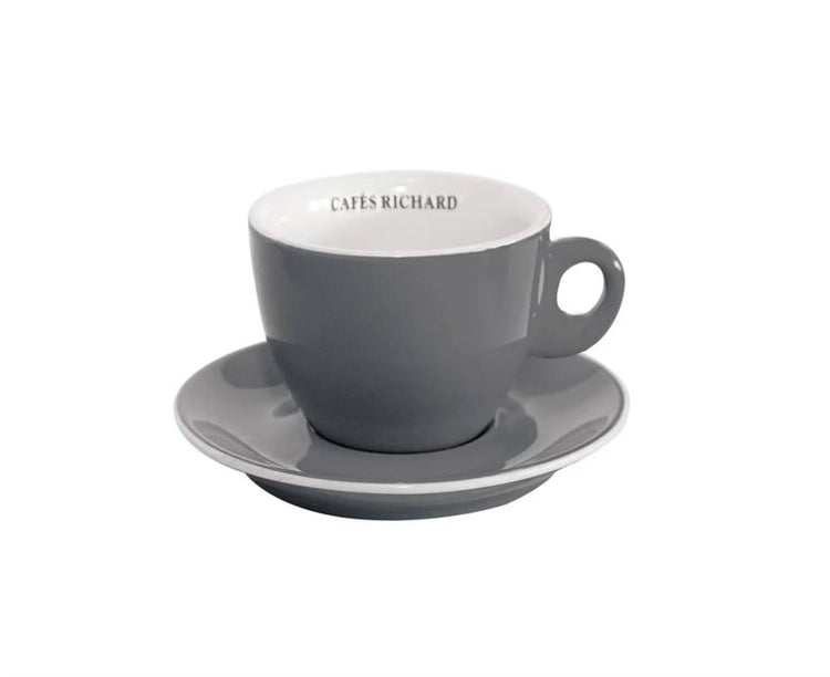 Tasses Cappuccino Café Richard (grises)
